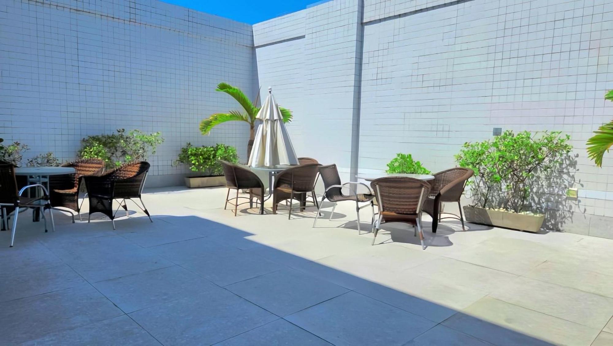 Flat Piscina No Rooftop Aluguel Temporada Em Recife Esterno foto