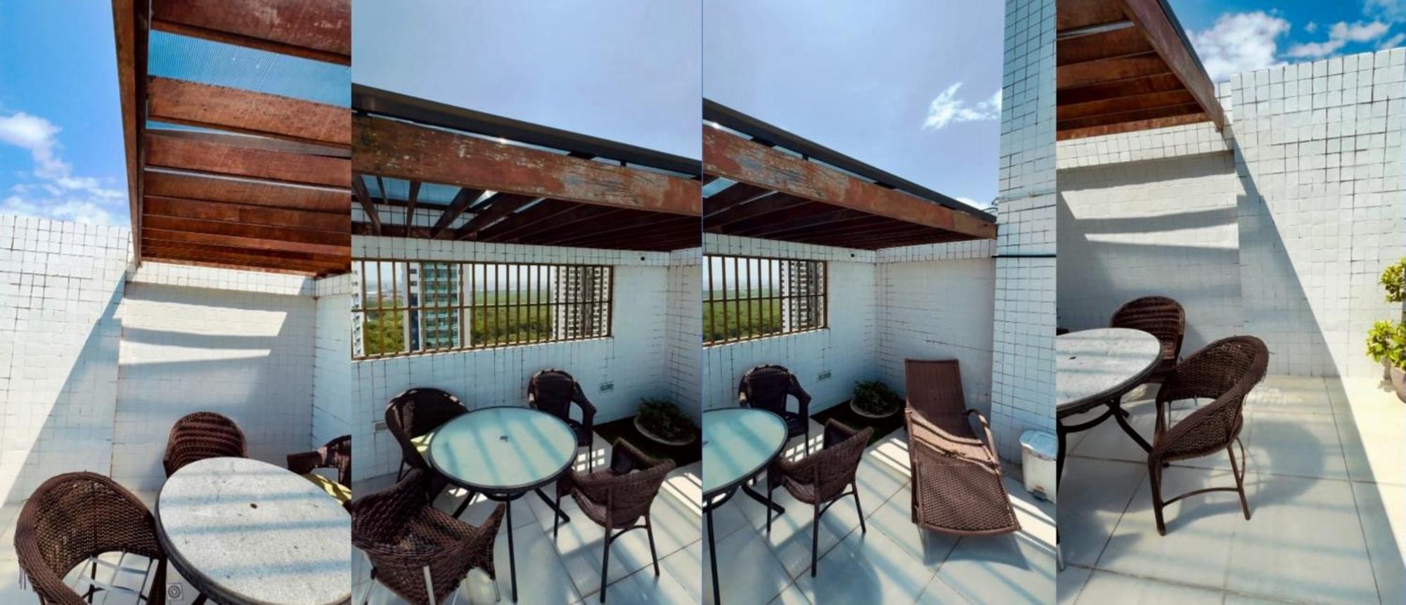 Flat Piscina No Rooftop Aluguel Temporada Em Recife Esterno foto